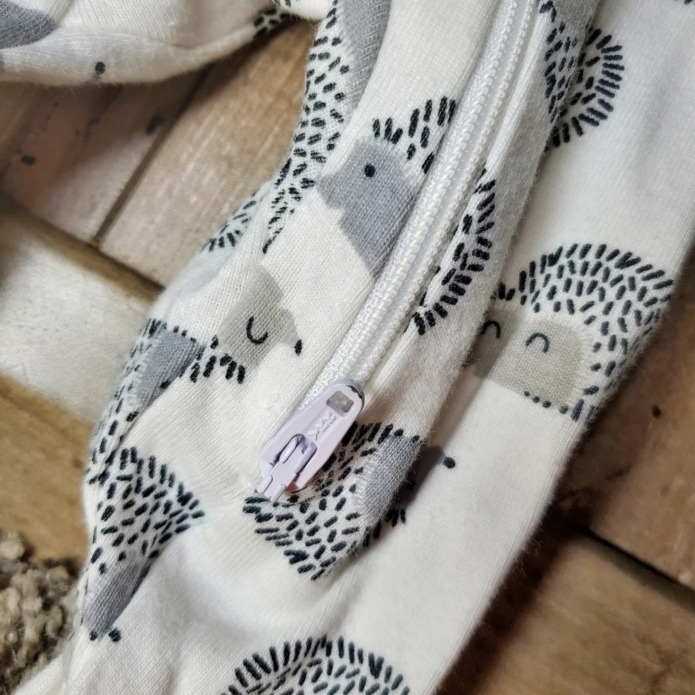 Cloud Island 0-3M 100% Cotton Hedgehog Footed Sleeper One Piece